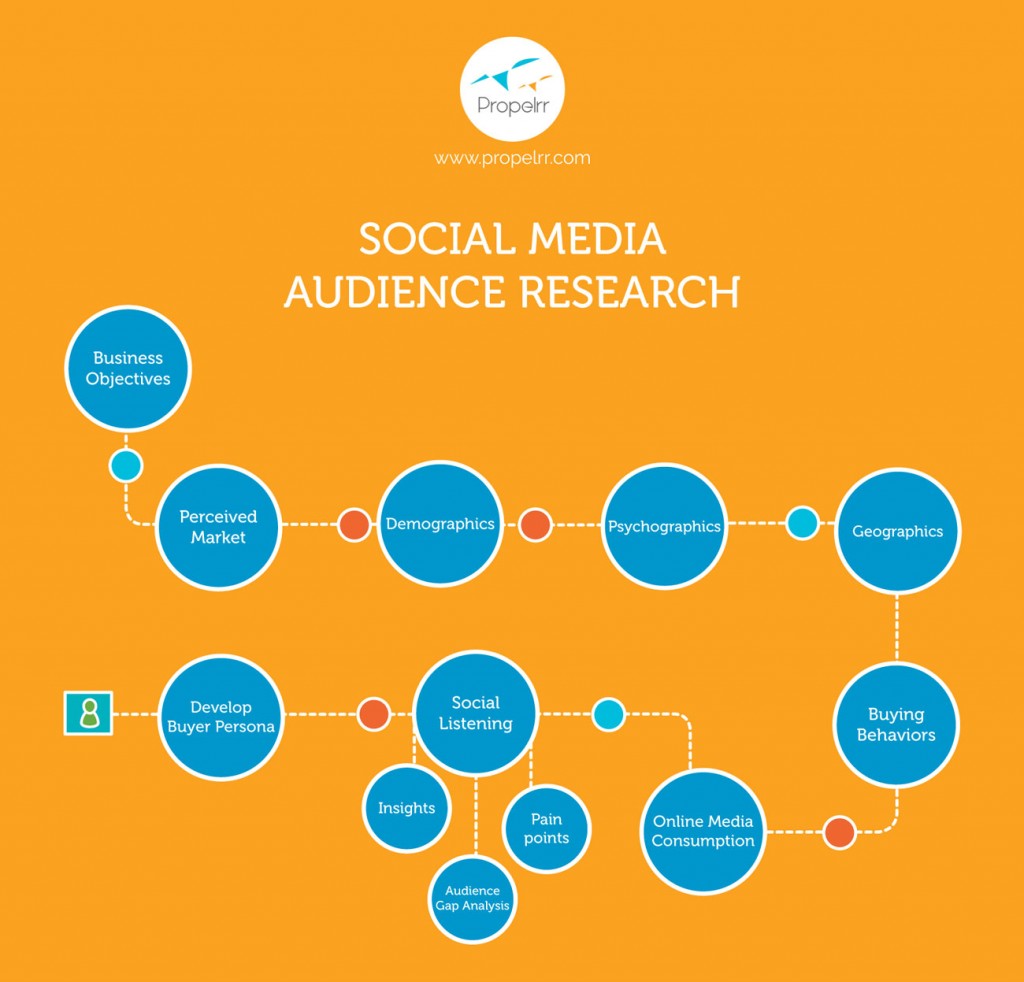 social media audience research process