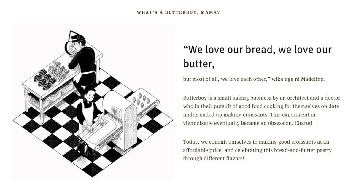 butterboy creative website copies