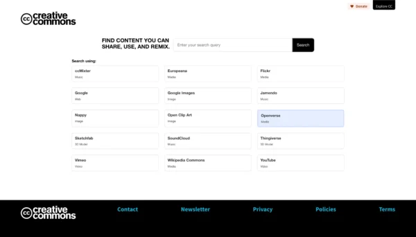 creative commons search engine