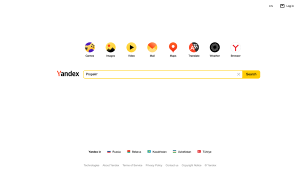 yandex search engine